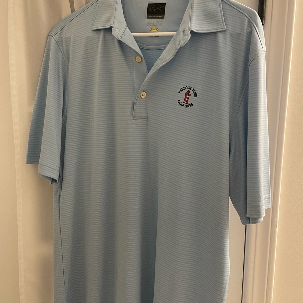 NWOT Greg Norman Light Blue Polo (Men’s Medium)